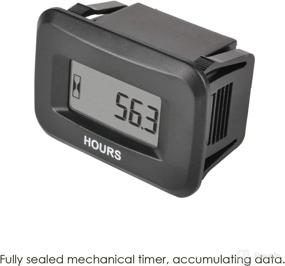 img 3 attached to 💧 Waterproof Jayron Hour Meter Gauge for Small Engines - DC 5V to 60V Voltage, Maintenance Timer and Data Accumulator, Ideal for Generator, Lawn Mower, Dirt Bike, Riding Mower, Boat, and Outboard Motor.