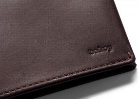 img 1 attached to 👜 Bellroy Leather Sleeve Wallet: Stylish Black Men's Accessory for Effortless Organization