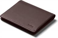 👜 bellroy leather sleeve wallet: stylish black men's accessory for effortless organization logo