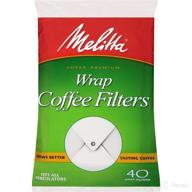 ☕️ melitta percolator wrap-around coffee filters, white - 12 packs, 480 total filters: get high-quality brewing results! logo