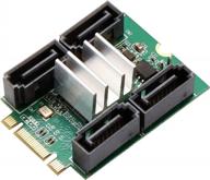 🔌 syba 4 порт sata iii к m.2 m+b ключ ngff nvme и sata адаптер-конвертер для разъема: улучшите производительность данных и гибкость хранения с sd-ada40118 логотип