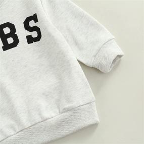 img 1 attached to Toddler Sweatshirt Pullover T Shirt Sweater Apparel & Accessories Baby Boys best in Clothing