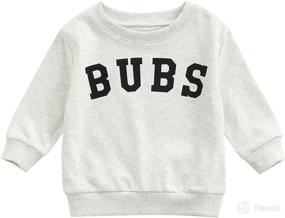 img 4 attached to Toddler Sweatshirt Pullover T Shirt Sweater Apparel & Accessories Baby Boys best in Clothing