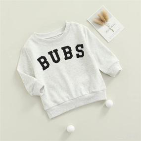 img 3 attached to Toddler Sweatshirt Pullover T Shirt Sweater Apparel & Accessories Baby Boys best in Clothing