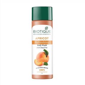 img 3 attached to Biotique Bio Apricot Body Wash - Освежающая формула, 190 мл/6,42 жидких унций. Для бодрящего очищения