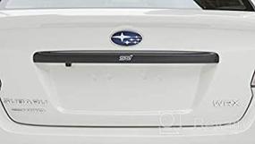 img 1 attached to 🚘 Carbon Fiber Trunk Trim for Subaru J121SVA100