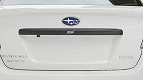 img 2 attached to 🚘 Carbon Fiber Trunk Trim for Subaru J121SVA100