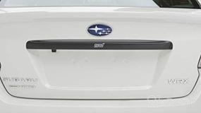 img 3 attached to 🚘 Carbon Fiber Trunk Trim for Subaru J121SVA100