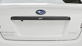 img 4 attached to 🚘 Carbon Fiber Trunk Trim for Subaru J121SVA100