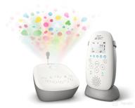 📻 philips avent scd730/86 dect audio baby monitor with starry night projector logo