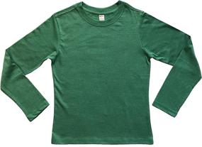 img 1 attached to Earth Elements Medium Girls' Sleeve T Shirt - Stylish Tops, Tees & Blouses for Kids