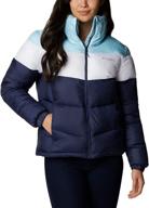 columbia womens puffect blocked jacket women's clothing via coats, jackets & vests logo