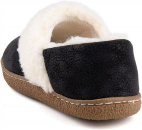 img 1 attached to Cozy Fuzzy Fleece Memory Foam Slippers For Women - Indoor/Outdoor House Shoes By Zizor