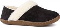 cozy fuzzy fleece memory foam slippers for women - indoor/outdoor house shoes by zizor logo