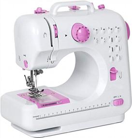 img 4 attached to Portable NEX Sewing Machine With 12 Built-In Stitches Ideal For Crafting And Mending