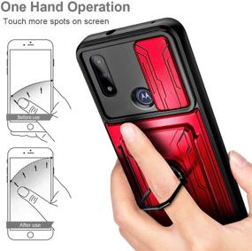 img 3 attached to NZND Case For Motorola Moto G Pure With Tempered Glass Screen Protector (Maximum Coverage)