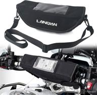 motorcycle waterproof handlebar tool box adventure logo