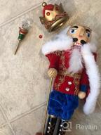 img 1 attached to Get Into The Holiday Spirit With Joliyoou'S Wooden Nutcracker Bear Trumpeter With Music Box - Perfect For Christmas Decor! review by Roy Ramos