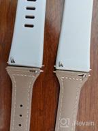 картинка 1 прикреплена к отзыву bayite Genuine Leather Watch Bands for Fitbit Versa 2/Versa Lite/Versa - Stylish and Slim Replacement Straps for Women от Dave Giri