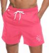 stay comfy and stylish on the beach with vxsvxm men's quick-dry swim trunks with pockets and mesh lining logo