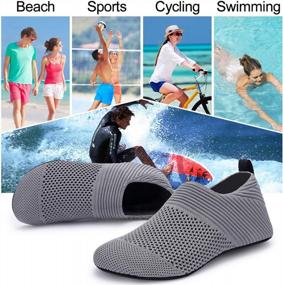 img 1 attached to Stay Comfy And Protected With ANLUKE Mens And Womens Water Shoes For Outdoor Activities
