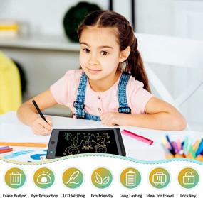 img 3 attached to Fun & Educational LCD Drawing Tablet For Kids - Perfect For Art & Learning At Home & School