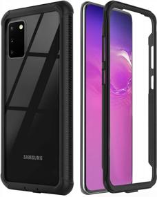 img 4 attached to BEBEN Designed For Samsung Galaxy S20 Case, Full-Body Dual Layer Bumper Case Without Built-In Screen Protector, Heavy Drop Protection Shock Absorption Dustproof Cover For S20 6.2" - Black