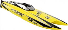 img 2 attached to Experience The Thrill Of Speed With FunTech RC Boat - Powerful 40+ Mph Brushless Motor And 28" Length