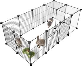 img 4 attached to HOMIDEC Playpen Animals Outdoor Portable