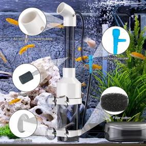 img 2 attached to Fish Egg Incubator Tumbler for Cichlids Aquarium Hatchery 🐟 with Air Pump, Isolation Breeding Box, Small Net, and Aquarium Tweezer