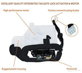 img 3 attached to 🔒 Fokes Tailgate Lock Latch Actuator Assembly for 2003-2009 Toyota 4Runner - Replaces 69110-35090, 69110-35062, 69110-35060 - Rear Liftgate Door Lock Motor & Latch