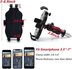 img 2 attached to 📱 Securely Mount and Hold Your Phone on Motorcycle Fork Stem Holes (13mm-20mm)