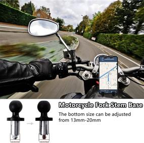 img 3 attached to 📱 Securely Mount and Hold Your Phone on Motorcycle Fork Stem Holes (13mm-20mm)