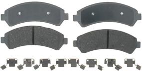 img 1 attached to ACDelco Silver 14D726CH Ceramic Front Disc Brake Pad Set with Included Hardware