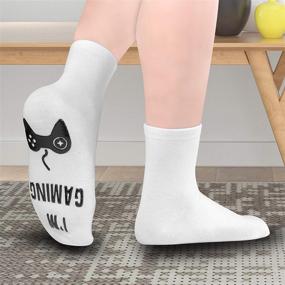 img 3 attached to Novelty Funny Gaming Socks Gifts For Men, Women, Teenagers, Grandpa, Husband - Birthday Gift