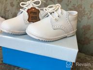 img 1 attached to OLIVIA KOO Baby Boys Oxford Christening Shoes - From Infancy to Toddler review by Ben Almasri