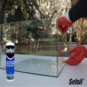 img 2 attached to 🐠 SELSIL Clear Aquarium Silicone Sealant - High Elasticity, Fish-Safe, Solvent-Free Silicone Polymer, Ozone-Resistant for Freshwater and Saltwater, Transparent 10.14 Fl oz, 1 Pack