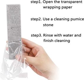 img 1 attached to 🚽 Powerful 6Pack Pumice Stone Stick for Effortless Toilet Bowl Cleaning - Removes Stubborn Rings, Ideal for Bath, Household, Kitchen, Spa, Pool, Grill, and More!