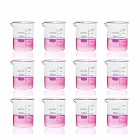 img 2 attached to Labvida 100Ml Low Form Glass Beakers - Set Of 12 With Printed Graduation - High-Quality Borosilicate Material (LVA005)