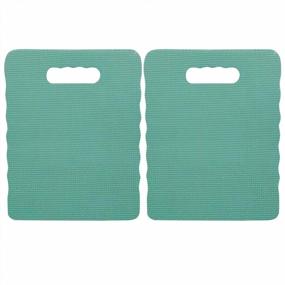 img 2 attached to 2-Pack Katzco Kneeling Mats - 15 X 12.5 Inch Foam Knee Pads For Gardening, Exercise, Baby Bathing And More
