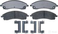 🔵 acdelco gold ceramic front disc brake pad set - model 17d1019ach логотип