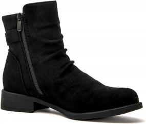 img 2 attached to Women'S Ankle Boots By GLOBALWIN - Low Heel Booties For Women!