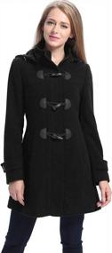 img 2 attached to Daisy Wool Toggle Coat For Women - Regular, Plus Size, And Petite Options By BGSD