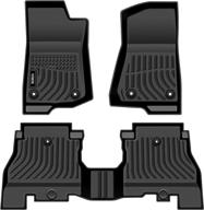 🚗 viwik floor mats for 2018-2022 wrangler unlimited jl 4-door | all weather protection | custom fit floor liners for 1st and 2nd row front & rear | tpe black (not for 2-door, jk, or 4xe) логотип