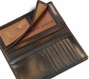 img 1 attached to 🧑 Leather Burnished Finish Co Wallet for Men's Accessories