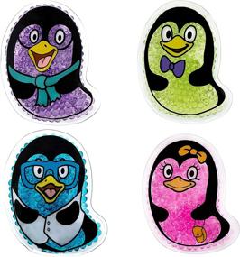 img 4 attached to Relieve Your Child'S Pain With Reusable Penguin-Shaped Ice Packs For Boo-Boos, Joints, And Teething - Hot And Cold Therapy Gel Beads For Effective Pain Relief (4-Count)