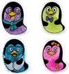 relieve your child's pain with reusable penguin-shaped ice packs for boo-boos, joints, and teething - hot and cold therapy gel beads for effective pain relief (4-count) logo