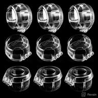 🔒 childproof your kitchen with stove knob covers: large, 6 pack safety guards logo