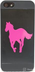 img 1 attached to 🐴 Horse Sticker Vinyl Decal - Variety of Sizes & Colors! Ideal for Pony Cell Phones, Cars, and Trailers