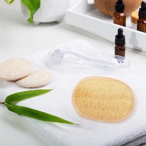 img 2 attached to 🧽 Revitalize Your Skin with Exfoliating Loofah Pads for a Smoother Body